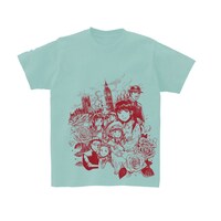 安永知澄による新作Tシャツ「小公女」。（アイスグリーン）