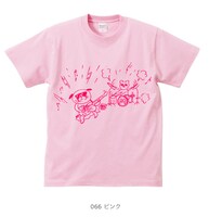 長尾謙一郎・大橋裕之 合作イラストTシャツ（ピンク）