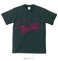 長尾謙一郎・大橋裕之 合作イラストTシャツ（ブラック）