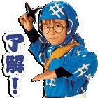 映画「忍たま乱太郎」カカオトークのスタンプ。