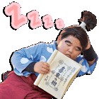 映画「忍たま乱太郎」カカオトークのスタンプ。