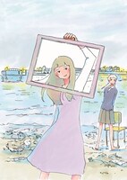 今日マチ子＋藤田貴大「mina-mo-no-gram」のカット。