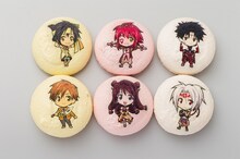 イベントで販売される「アラタカンガタリマカロン」。 (C)渡瀬悠宇・小学館／アラタカンガタリ製作委員会