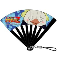 「ミニ扇子ストラップ」のベルゼブブ柄。(c)久保保久／講談社・芥辺探偵事務所Z