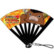 「ミニ扇子ストラップ」のモロク柄。(c)久保保久／講談社・芥辺探偵事務所Z