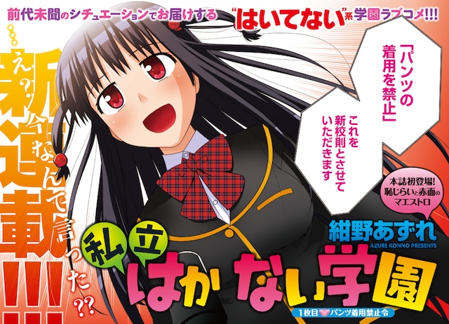 「私立はかない学園」扉ページ