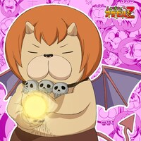 「もふもふミニタオル」のアザゼル柄。(c)久保保久／講談社・芥辺探偵事務所Z