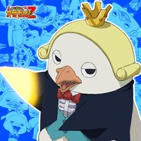 「もふもふミニタオル」のベルゼブブ柄。(c)久保保久／講談社・芥辺探偵事務所Z