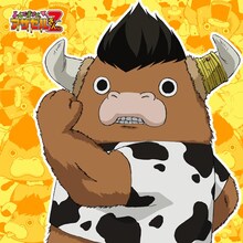 「もふもふミニタオル」のモロク柄。(c)久保保久／講談社・芥辺探偵事務所Z