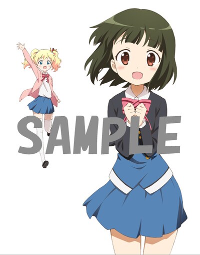 TVアニメ「きんいろモザイク」Blu-ray、DVDのVol.1イメージ。(C)原悠衣・芳文社/きんいろモザイク製作委員会