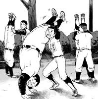 スズキイッセイ「強豪野球部新入部員のありがちな日常」カット