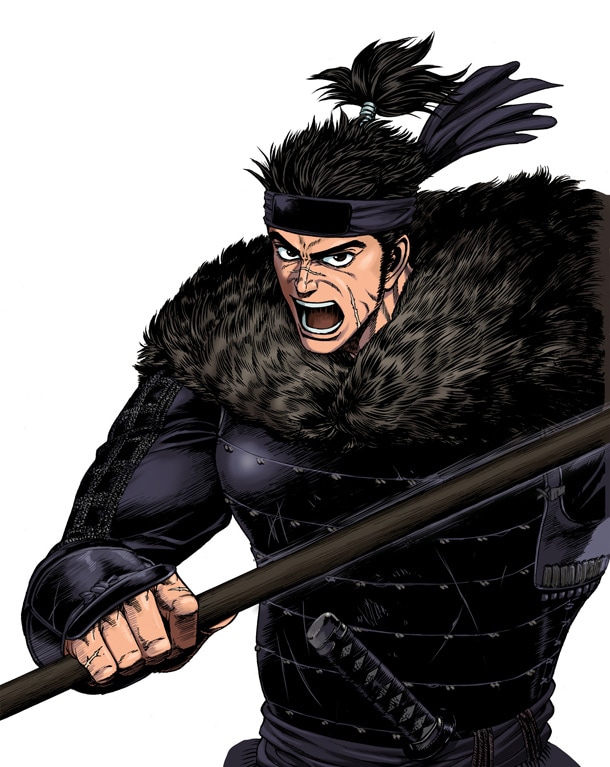 かわのいちろう「後藤又兵衛」カット。