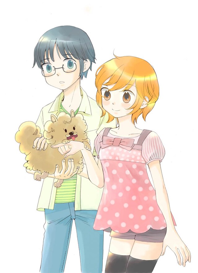 袴田めらの新連載「僕は僕より友達が多い僕の彼女が心配！」カット (c)袴田めら／集英社