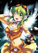 株式会社インターネット監修によるCAFFEIN「メグメグ☆シンガーソングファイター」のカット。(C)INTERNET Co., Ltd. All rights reserved.