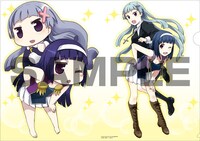 コミックとらのあな各店で「かんなぎ」8巻、「かんぱち」5巻を同時購入するともらえる武梨えり・結城心一描き下ろしクリアファイル。