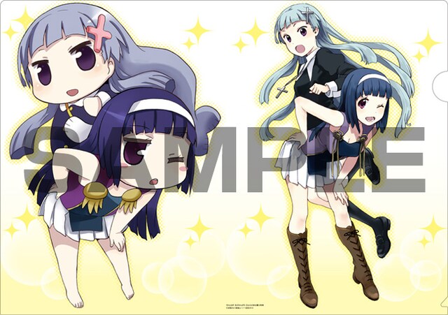 コミックとらのあな各店で「かんなぎ」8巻、「かんぱち」5巻を同時購入するともらえる武梨えり・結城心一描き下ろしクリアファイル。