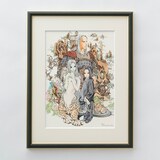 山田章博の「十二国記」サイン入り複製原画＆ポストカード - コミック 