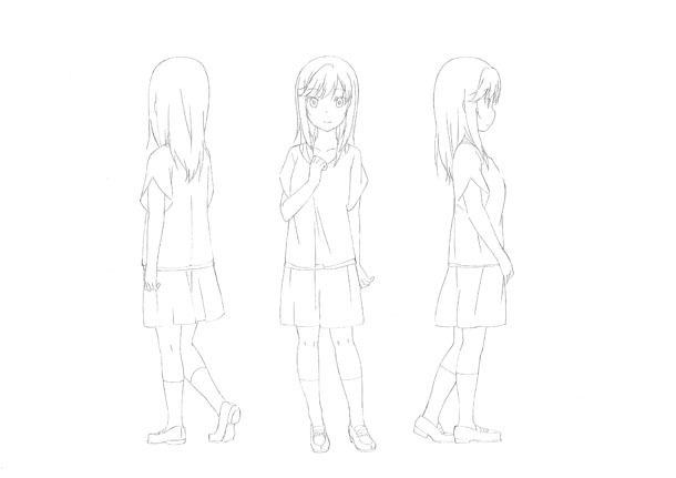 一条蛍の設定画。(C)2013 あっと・メディアファクトリー／旭丘分校管理組合