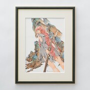 山田章博の「十二国記」サイン入り複製原画＆ポストカード