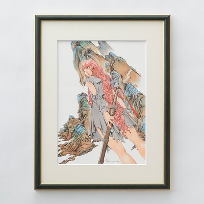 「月の影 影の海（上）」の複製原画。