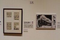 特別展「手塚治虫×石ノ森章太郎 マンガのちから」の様子。