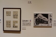 特別展「手塚治虫×石ノ森章太郎 マンガのちから」の様子。