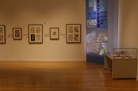 特別展「手塚治虫×石ノ森章太郎 マンガのちから」の様子。