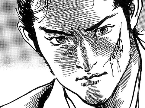 「斬れぬ文四郎」の1シーン。