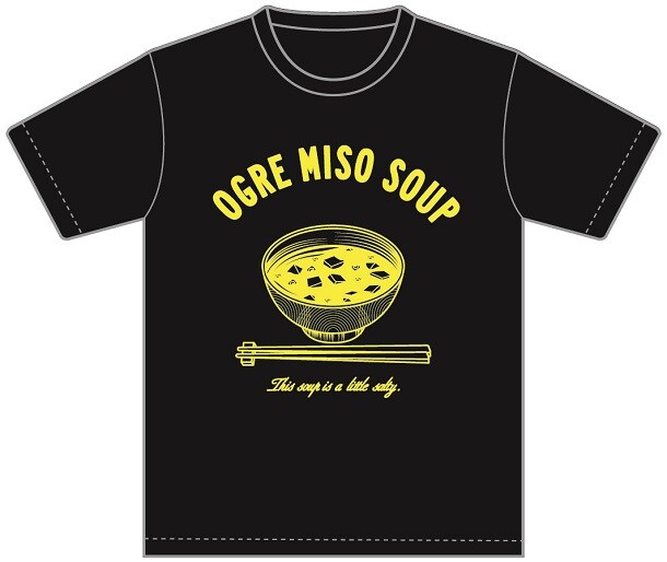 エア味噌汁Tシャツ（ブラック）