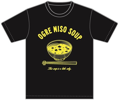 エア味噌汁Tシャツ（ブラック）