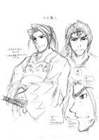 冲方丁原作による近藤るるる「ガーゴイル（仮）」ラフ。