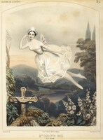 「『ジゼル』を踊るカルロッタ・グリジ」所蔵：兵庫県立芸術文化センター薄井憲二バレエ・コレクション