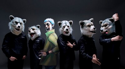 「エバタのロック」とMAN WITH A MISSIONのコラボビジュアル。