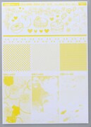 カラースクリーントーンのうち1枚。