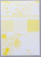 カラースクリーントーンのうち1枚。