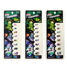 「ジョジョの奇妙な冒険」の「CHARANAIL」3種がパッケージされた様子。(c)荒木飛呂彦/集英社・ジョジョの奇妙な冒険製作委員会