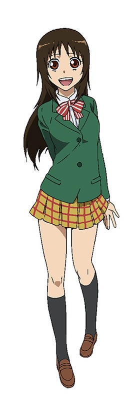 諏訪彩花演じる寒咲幹の設定画。 (C)渡辺航（週刊少年チャンピオン）／弱虫ペダル製作委員会