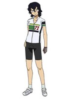 岸尾だいすけ演じる手嶋純太の設定画。 (C)渡辺航（週刊少年チャンピオン）／弱虫ペダル製作委員会