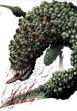 本田真吾「ハカイジュウ」のカット。