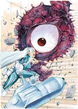 一智和智原作、渡辺義彦作画「バーサスアース」のカット。