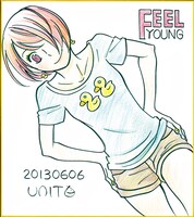 宇仁田ゆみのサイン色紙