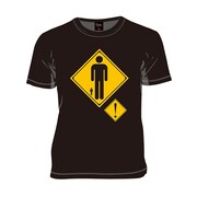 「進撃の巨人」Tシャツ、巨人注意のピクトグラムなど5種