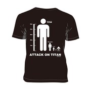「『進撃の巨人』× 193t デザインTシャツ [注意]」のバックデザイン。(c)諫山創／講談社