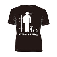 「『進撃の巨人』× 193t デザインTシャツ [注意]」のバックデザイン。(c)諫山創／講談社