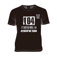 「『進撃の巨人』× 193t デザインTシャツ [変異]」のフロントデザイン。(c)諫山創／講談社