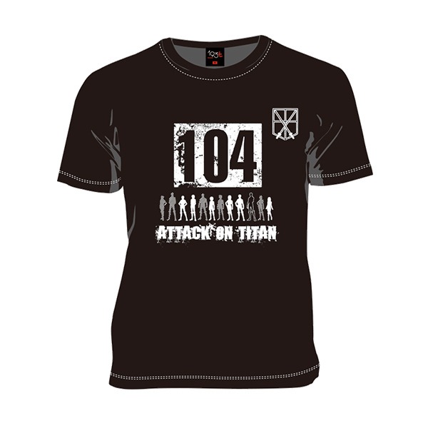 「『進撃の巨人』× 193t デザインTシャツ [変異]」のフロントデザイン。(c)諫山創／講談社
