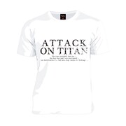 「『進撃の巨人』× 193t デザインTシャツ [友情]」のフロントデザイン。(c)諫山創／講談社