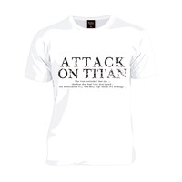 「『進撃の巨人』× 193t デザインTシャツ [友情]」のフロントデザイン。(c)諫山創／講談社