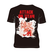 「『進撃の巨人』× 193t デザインTシャツ [調査]」のバックデザイン。(c)諫山創／講談社
