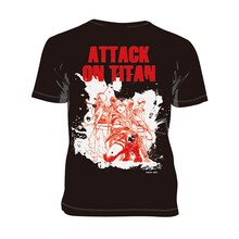 「『進撃の巨人』× 193t デザインTシャツ [調査]」のバックデザイン。(c)諫山創／講談社